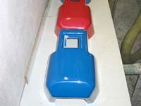 Prototyp karoserie motorového přívěsu k invalidnímu vozíku