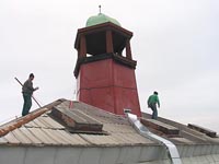 Plášť věžičky zakrývající GSM antény