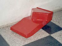 Plastové části prototypu zahradní sekačky