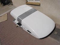 Prodloužení laminátového střešního boxu