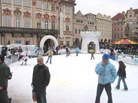 Sedačky na kluziště