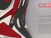 Pohyblivá maketa podrážky boty