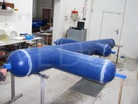 Příčka rámu před a po natření