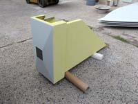 Falešný komín nad Zámeckými schody