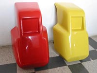 Prototyp karoserie motorového přívěsu k invalidnímu vozíku