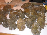 Průsvitné krystaly