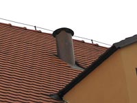 Kryt ve tvaru větracího komínu