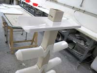 Stříšky závěsných držáků